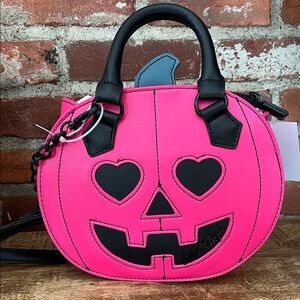 Betsey Johnson Pink Pumpkin Mini Bag